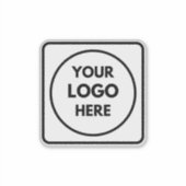 Sticker Logo personnalisé | Conception d'ordinateur portab (Devant)