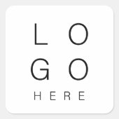 Sticker Logo Personnalisé Pour Votre Marque/Entrep (Devant)