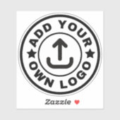 Sticker Logo Professionnel Bouteille d'eau de marque S (Feuille)