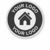 Sticker Logo professionnel personnalisé Contour polyvalent (Devant)