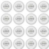 Sticker Logo Professionnel Personnalisé Vinyl Coupé (Devant)