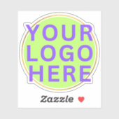 Sticker Logo professionnel sur bouteille d'eau de marque (Feuille)