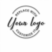 Sticker Logo promotionnel d'entreprise simple (Devant)