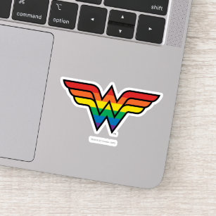Sticker Logo Rainbow Wonder Woman