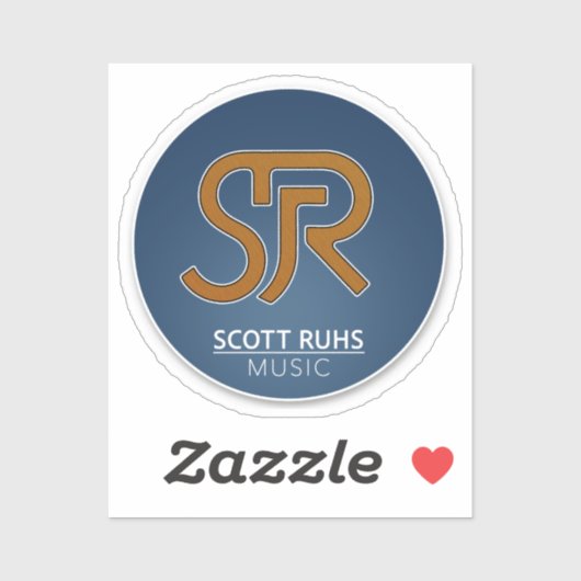 Sticker Logo Scott Ruhs (Feuille)