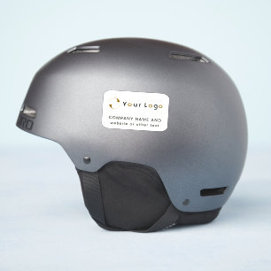 Sticker Logo sur Hors rectangle blanc Casque Business Viny