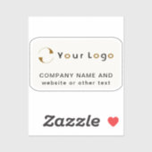 Sticker Logo sur le rectangle blanc éteint Téléphone Entre (Feuille)