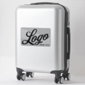 Sticker Logo sur le rectangle de Vinyl clair Business Bump (Sur valise)
