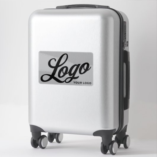Sticker Logo sur le rectangle de Vinyl clair Business Bump (Sur valise)