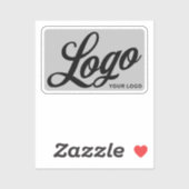 Sticker Logo sur Vinyl rectangle Entreprise Téléphone prof (Feuille)