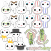 Sticker Logo SuspectCelery™ et maillots de lapin officiels (Devant)