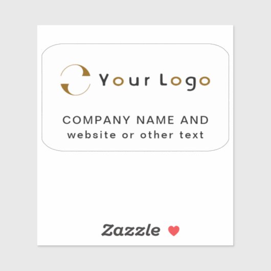 Sticker Logo Texte sur Vinyl Rectangle Bouteille d'eau d'e (Feuille)