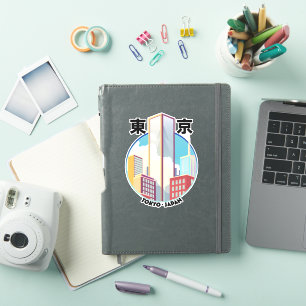 Sticker logo Tokyo Japon paysage urbain