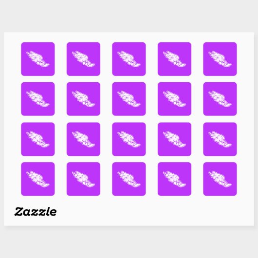 Sticker Logo Track violet (Feuille)