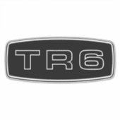 Sticker Logo Triumph TR6 Grille (Devant)