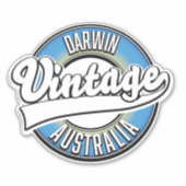 Sticker Logo vintage Darwin Australie (Devant)