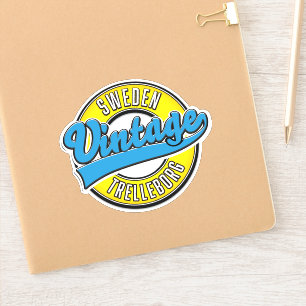 Sticker Logo vintage Trelleborg Suède