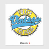 Sticker Logo vintage Trelleborg Suède (Feuille)
