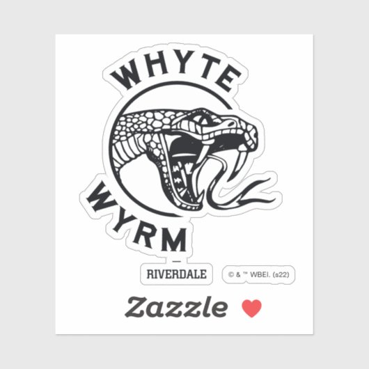 Sticker Logo Whyte Wyrm (Feuille)