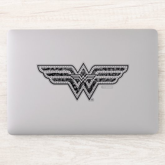 Sticker Logo Wonder Woman Paisley (Ordinateur)