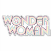Sticker Logo Wonder Woman Rainbow (Devant)