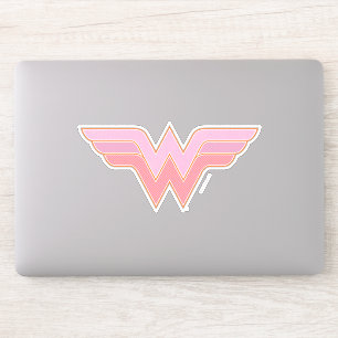 Sticker Logo Wonder Woman Rose and Orange Mesh