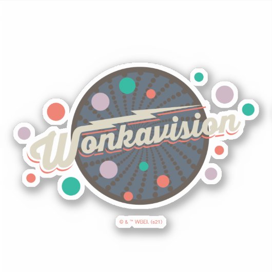 Sticker Logo Wonkavision (Devant)