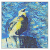 Sticker L'oiseau solitaire dans le style VanGogh (Devant)