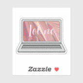 Sticker Lol, pas de design holographique (Feuille)