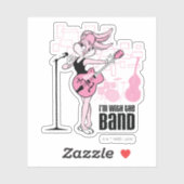 Sticker Lola Bunny Je suis avec le groupe (Feuille)