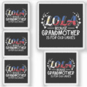 Sticker Lola - Citation de la grand-mère Philippines Old L (Devant)