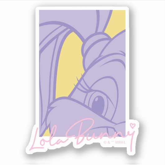 Sticker Lola Portrait Autograph (Devant)