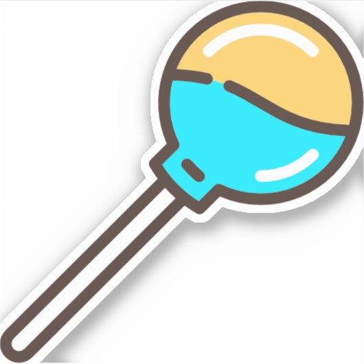 Sticker lollipop-2 (Devant)