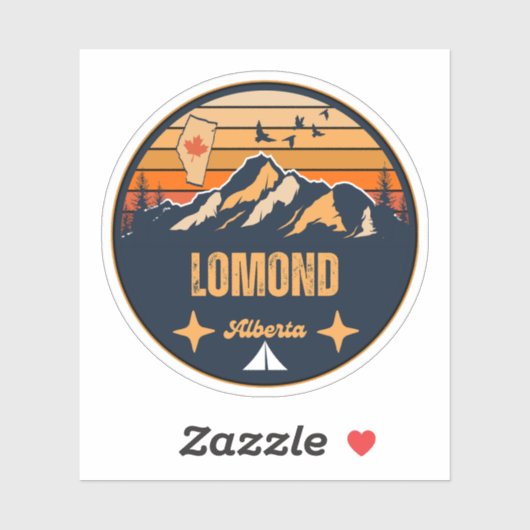 Sticker Lomond (Alberta) (Feuille)
