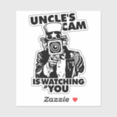 Sticker L'oncle Cam vous regarde (Feuille)