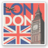 Sticker Londres Big Ben | Angleterre (Devant)