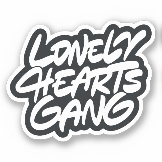 Sticker Lonely Hearts Gang (Devant)