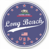 Sticker Long Beach (Devant)
