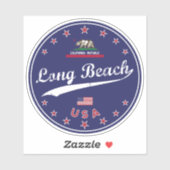 Sticker Long Beach (Feuille)