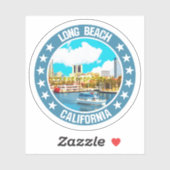 Sticker Long Beach (Feuille)