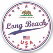 Sticker Long Beach (Devant)
