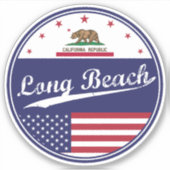 Sticker Long Beach (Devant)