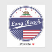 Sticker Long Beach (Feuille)