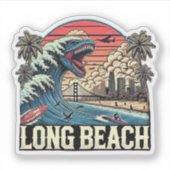 Sticker Long Beach, Californie, États-Unis (Devant)