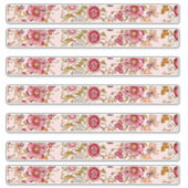 Sticker Long floral rectangulaire  (Devant)