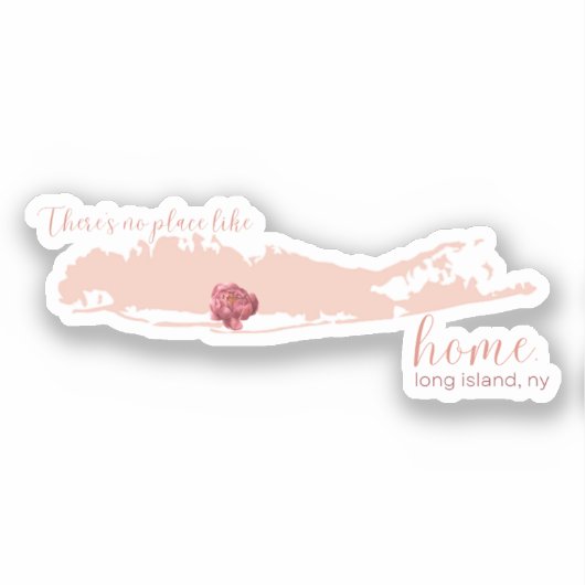 Sticker Long Island Custom Cut (Recto)