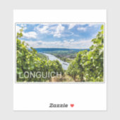 Sticker Longuich Moselle Vignoble Panorama Allemagne (Feuille)