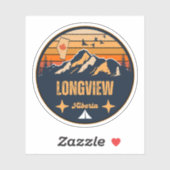 Sticker Longview (Alberta) (Feuille)