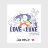 Sticker LOONEY TUNES™ - L'amour c'est l'amour (Feuille)