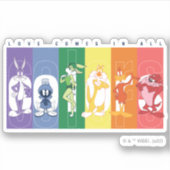 Sticker LOONEY TUNES™ - L'Amour Vient Dans Toutes Les Coul (Devant)